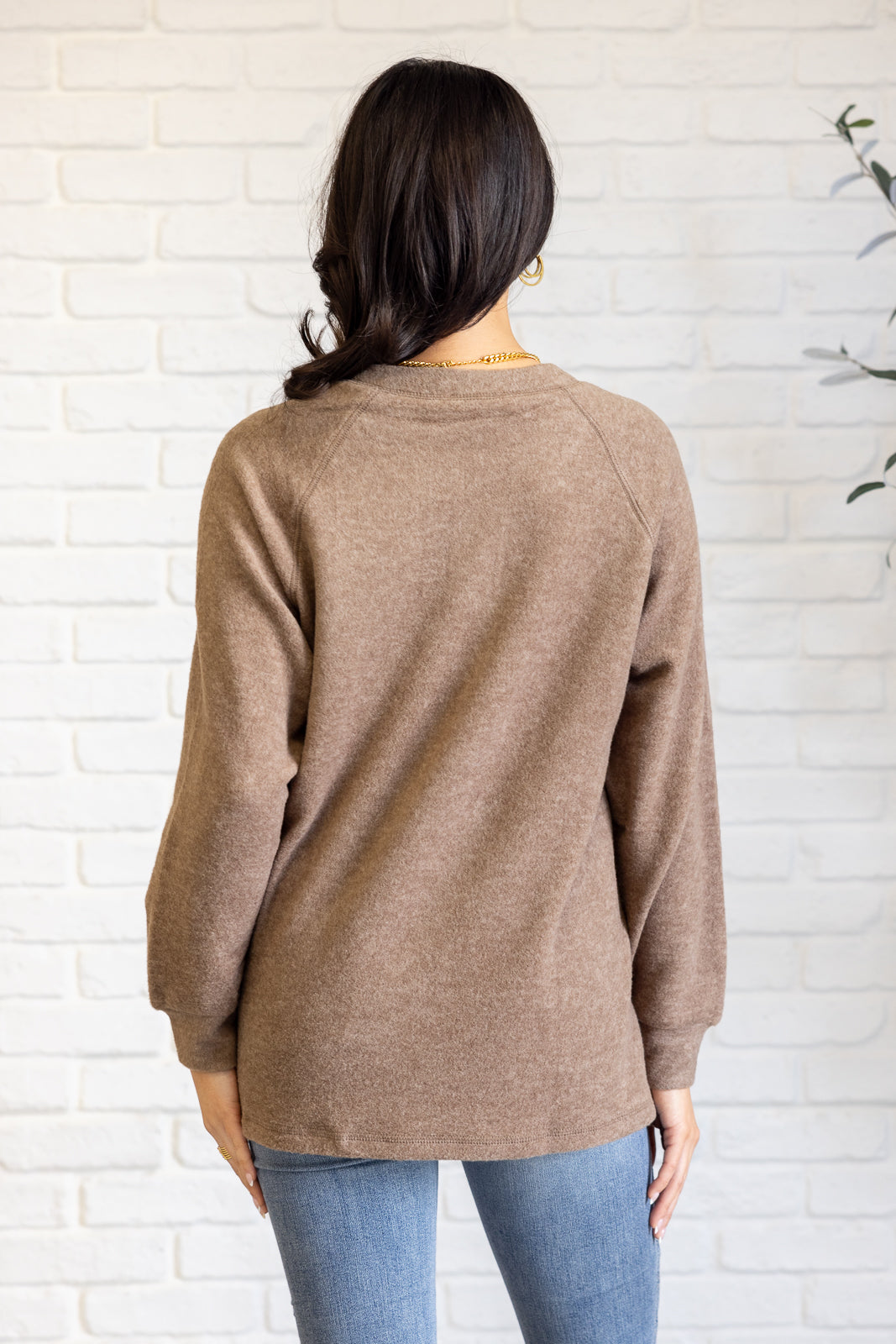 Azucena® | Long sleeve t-shirt in mocha