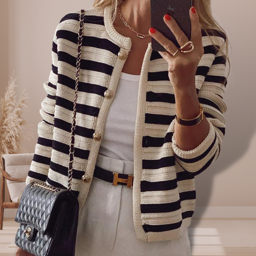 Barbara® | Comfortable striped cardigan