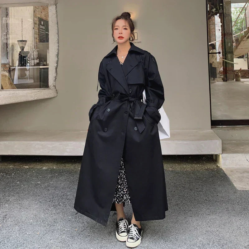Adela | Hannelore – Long coat for women Elegant Timeless