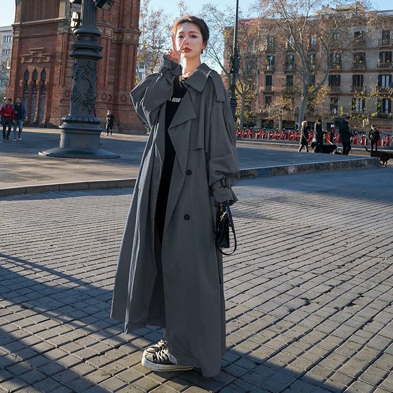 Adela | Hannelore – Long coat for women Elegant Timeless