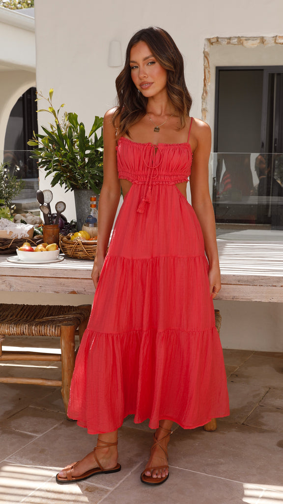 Amelia® | Strap midi dress