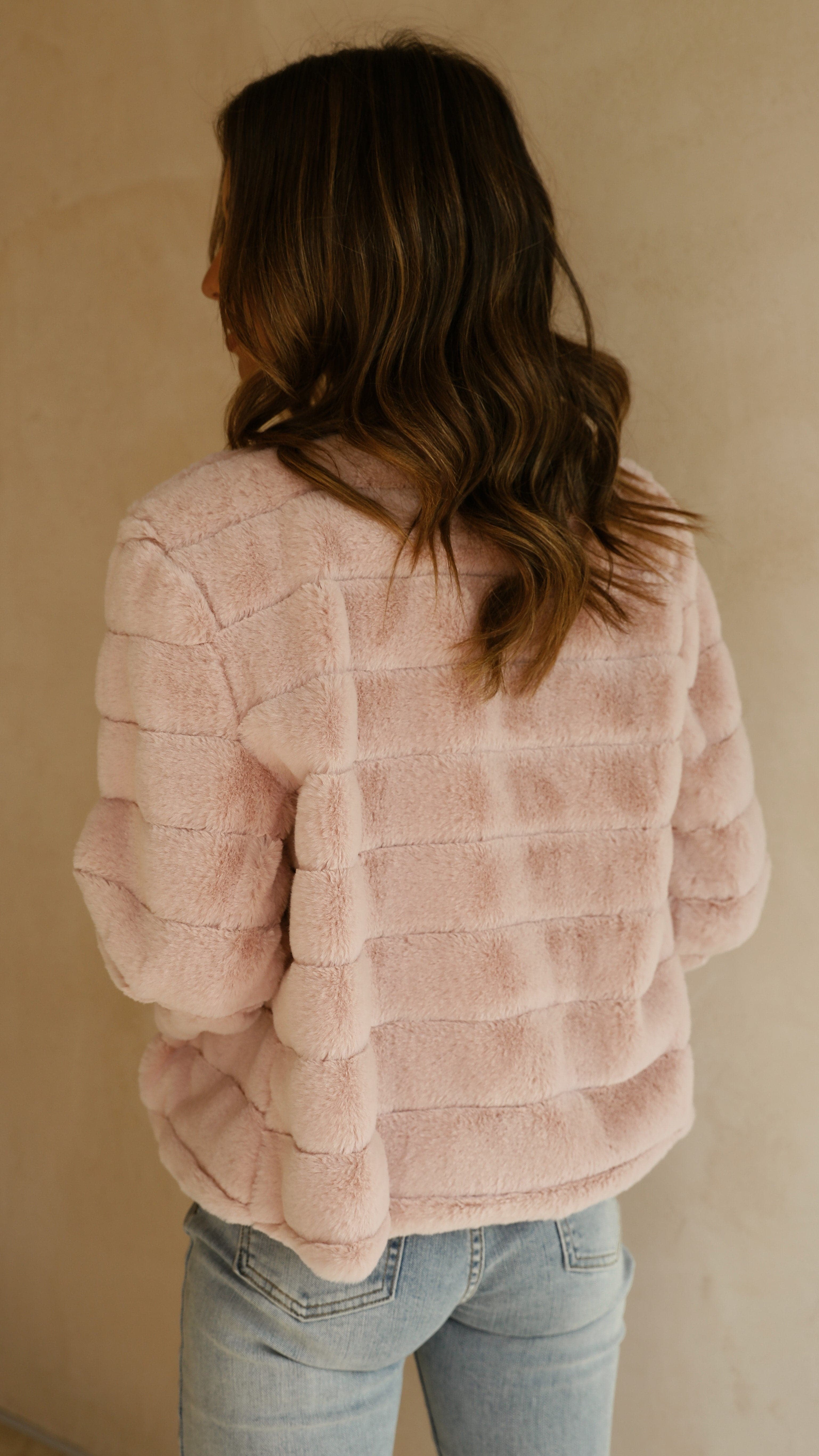 Nancy | Women's Cropped Faux Fur Jacket
