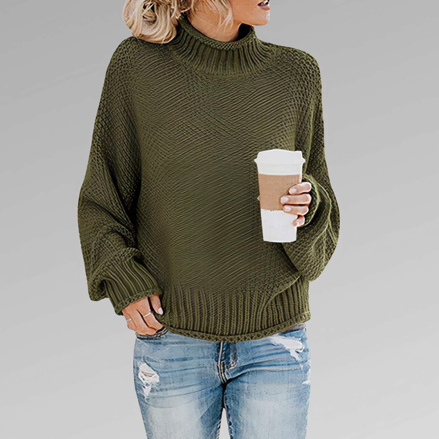 Eleonora® | Knitted turtleneck sweater