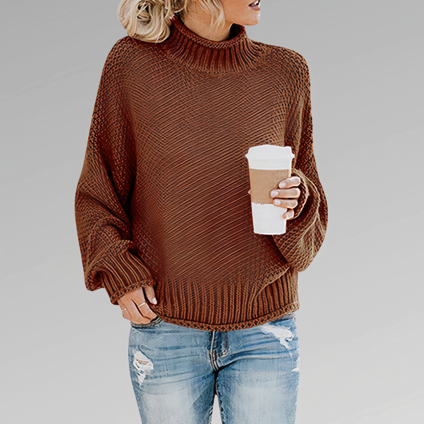 Eleonora® | Knitted turtleneck sweater