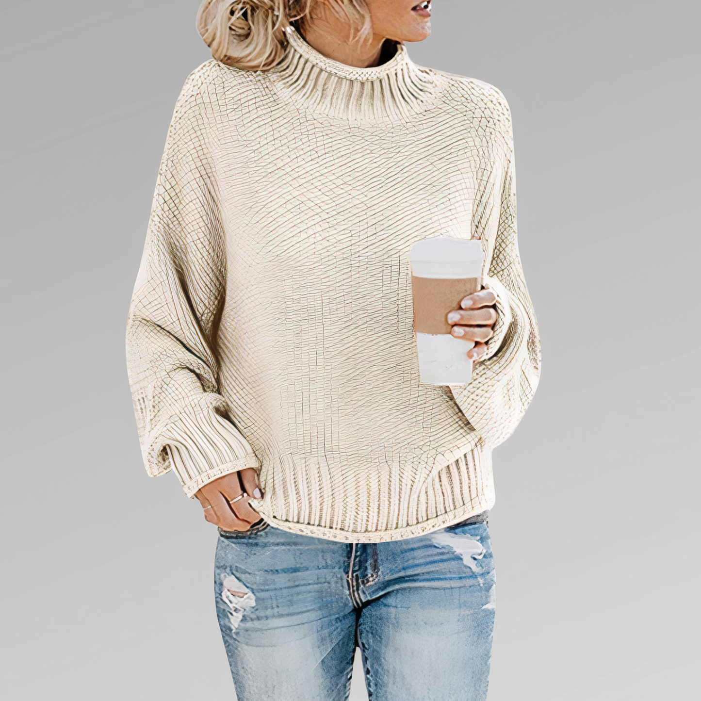 Eleonora® | Knitted turtleneck sweater