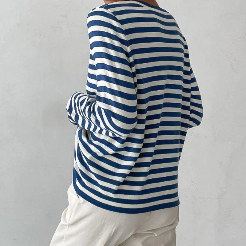 Carmen® | Striped long sleeve blouse for women