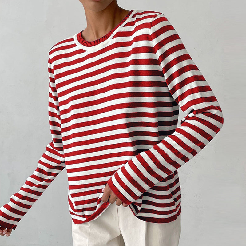 Carmen® | Striped long sleeve blouse for women
