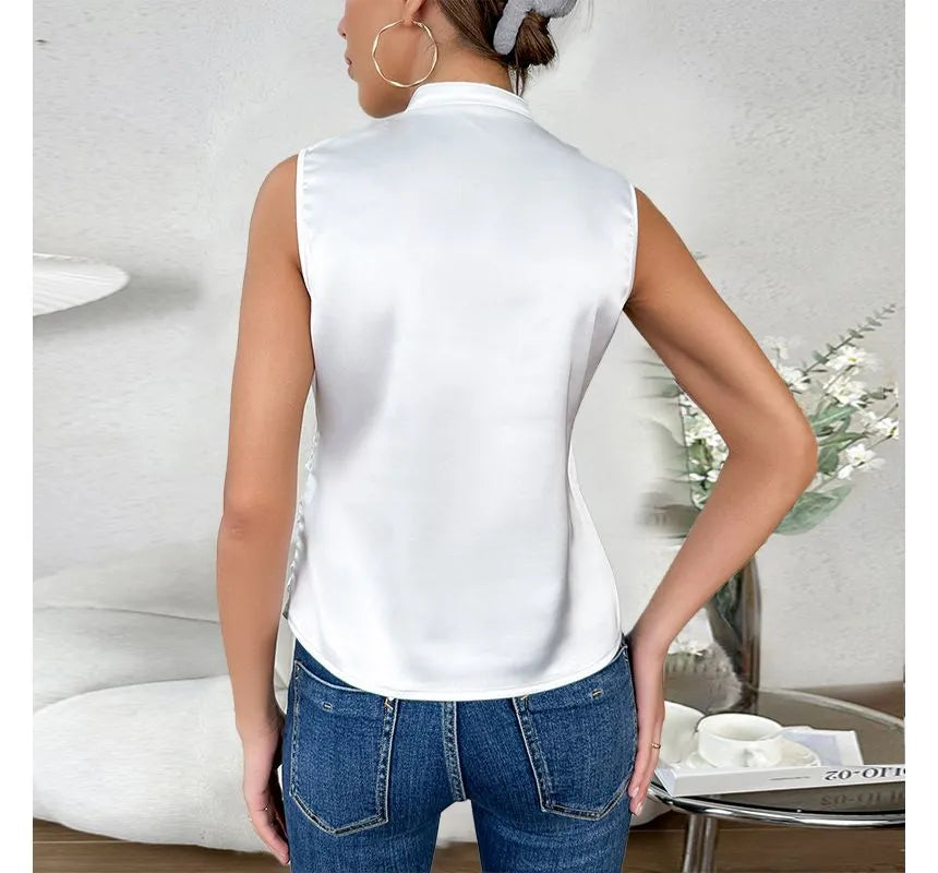 Araceli® | Elegant sleeveless straight top