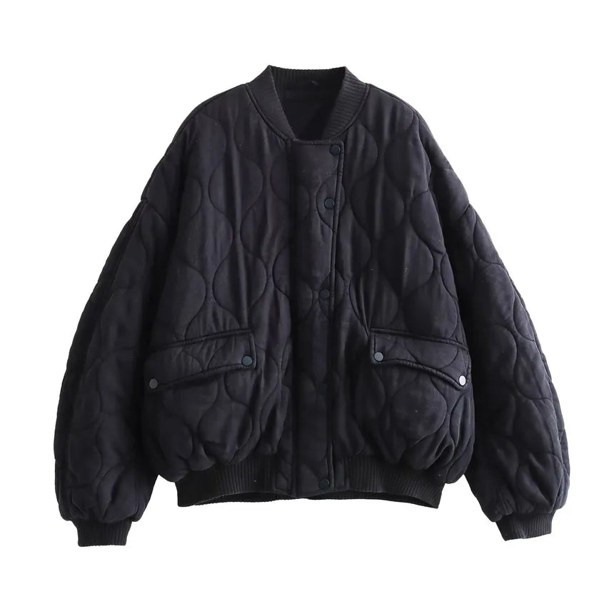 Brenda® | Cotton jacket with a crew neck