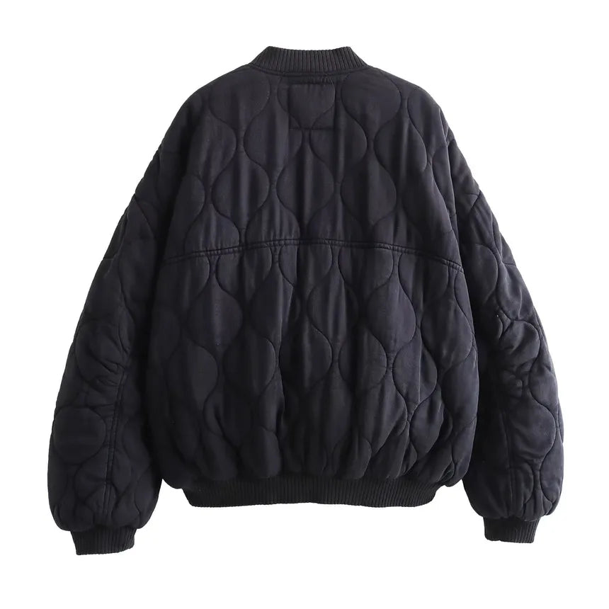 Brenda® | Cotton jacket with a crew neck