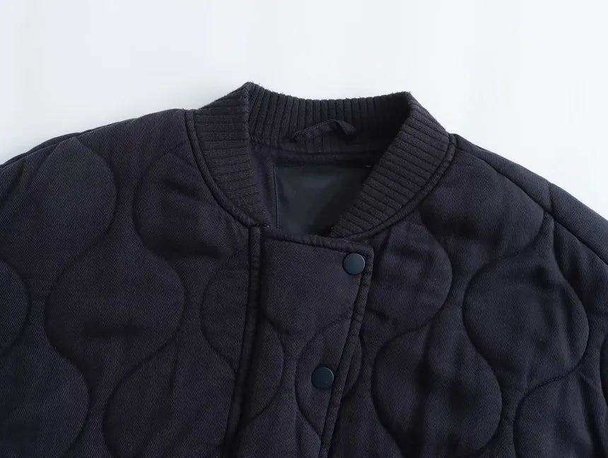 Brenda® | Cotton jacket with a crew neck