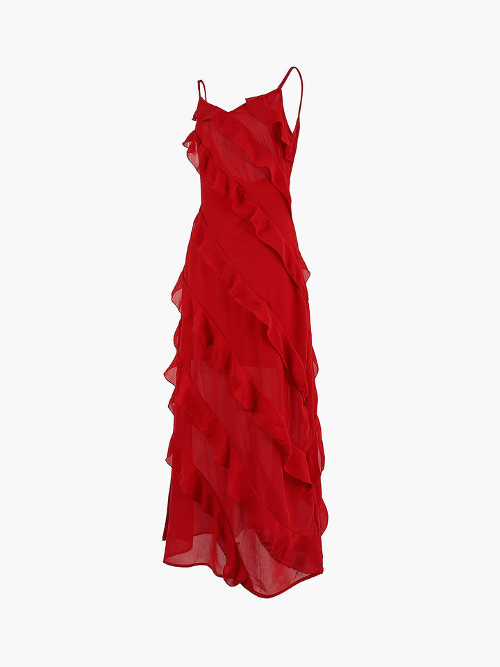 Cinthia® | Elegant dress with ruffles