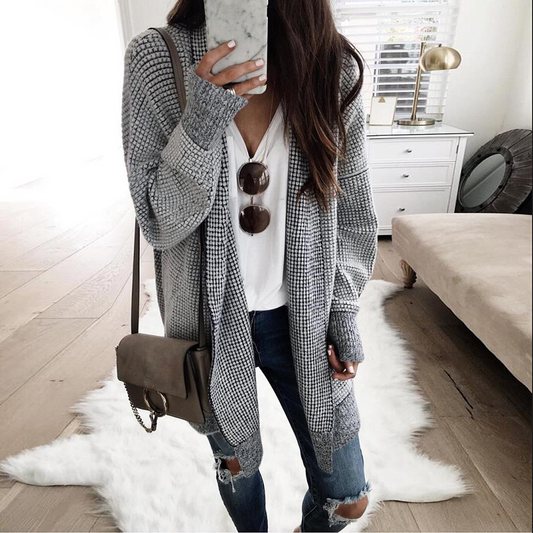 Daniela® | Women's fashion plaid jacket