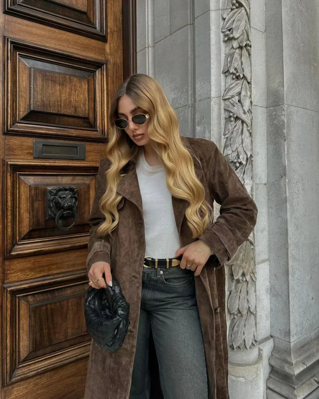 Brigitte® | Milano I Long suede jacket