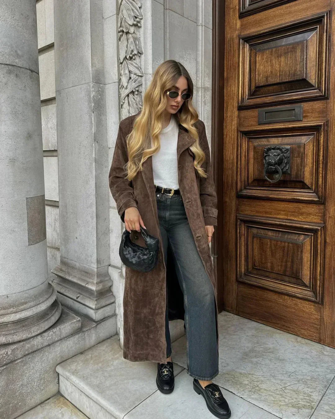 Brigitte® | Milano I Long suede jacket