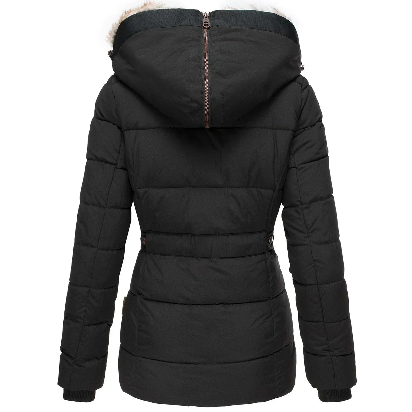 Clara® | Warm winter coat with fur lining