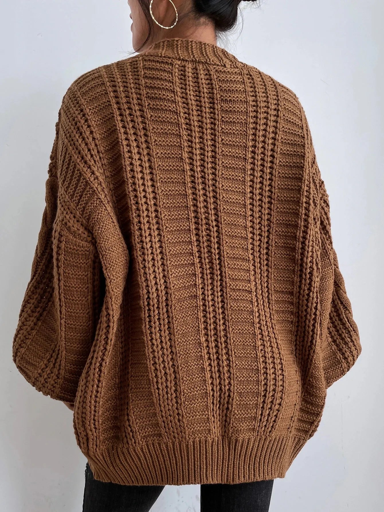 Jean | Women's Oversized Cable Knit Cardigan