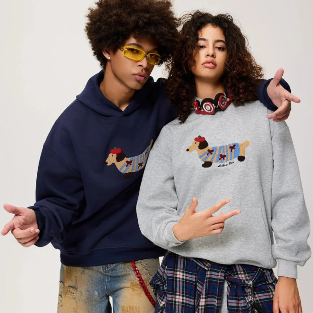 Devon | Women's Oversized Embroidered Graphic Hoodie