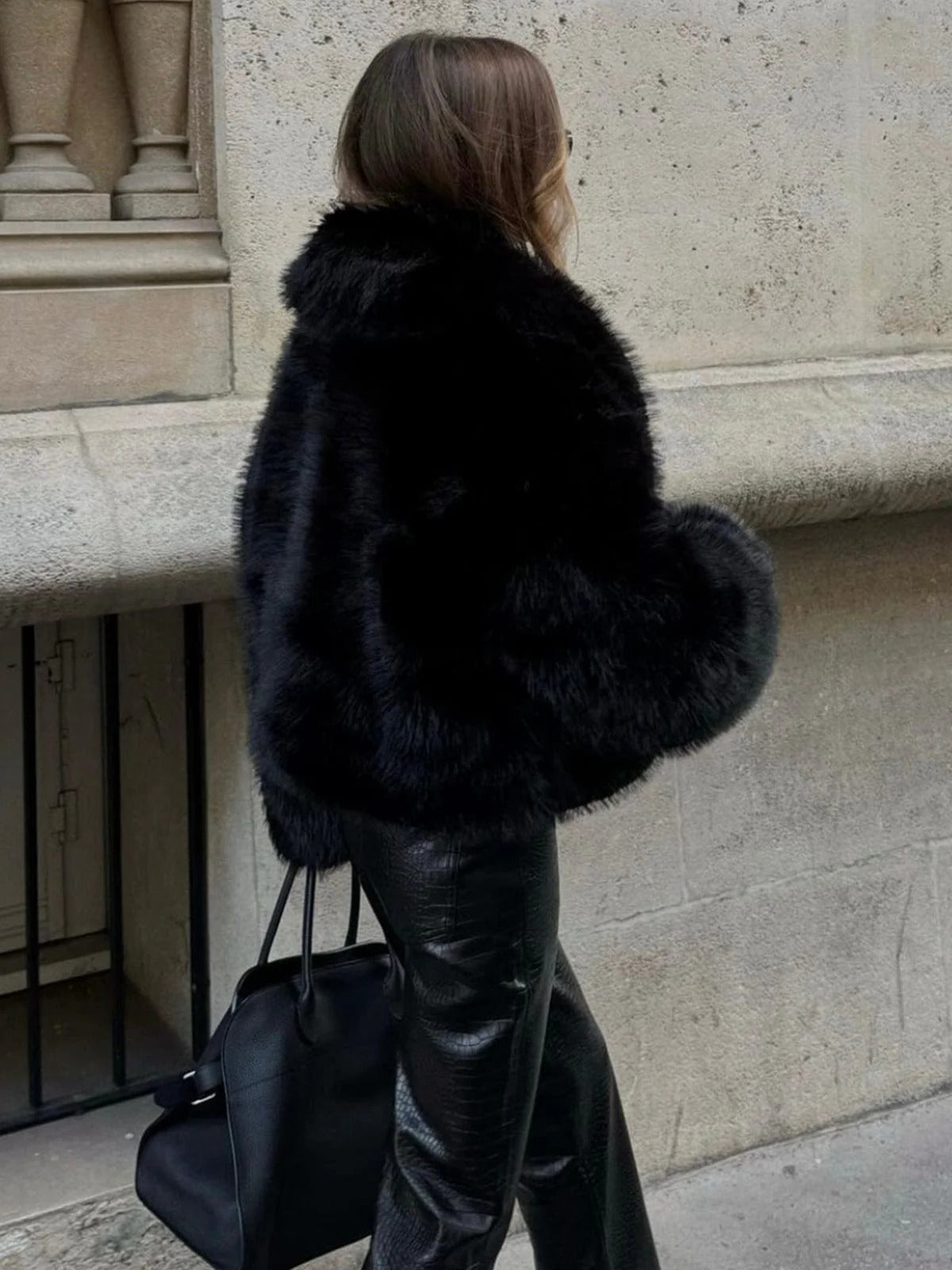 Pamela | Women's Oversized Faux Fur Coat
