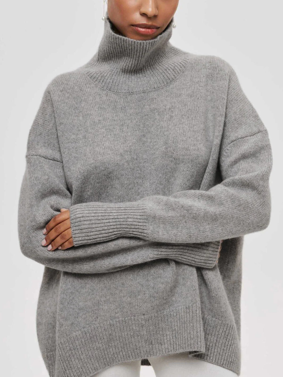 Colleen | Women's Oversized Turtleneck Sweater