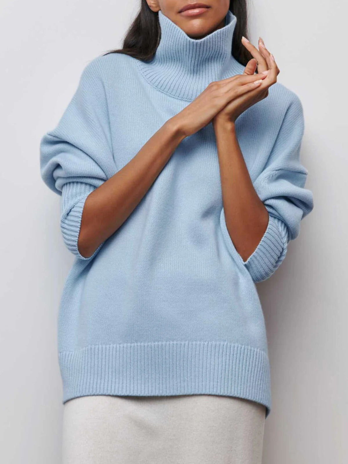 Colleen | Women's Oversized Turtleneck Sweater