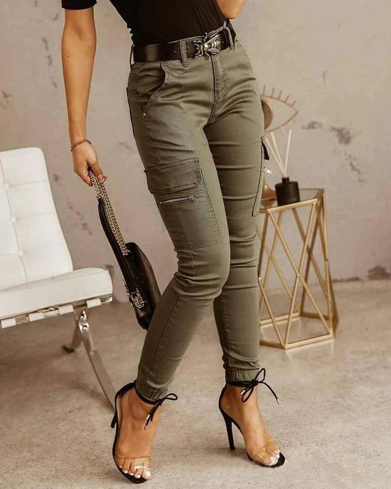 Deborah® | Ankle-Tied Cargo Pants For Women