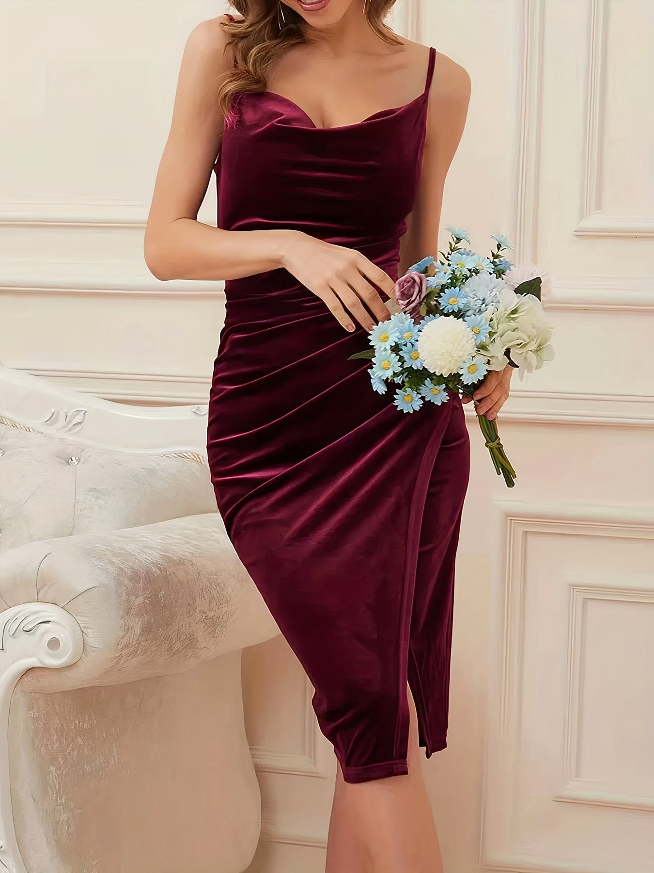 Alicia® | Velvet Cocktail Dress