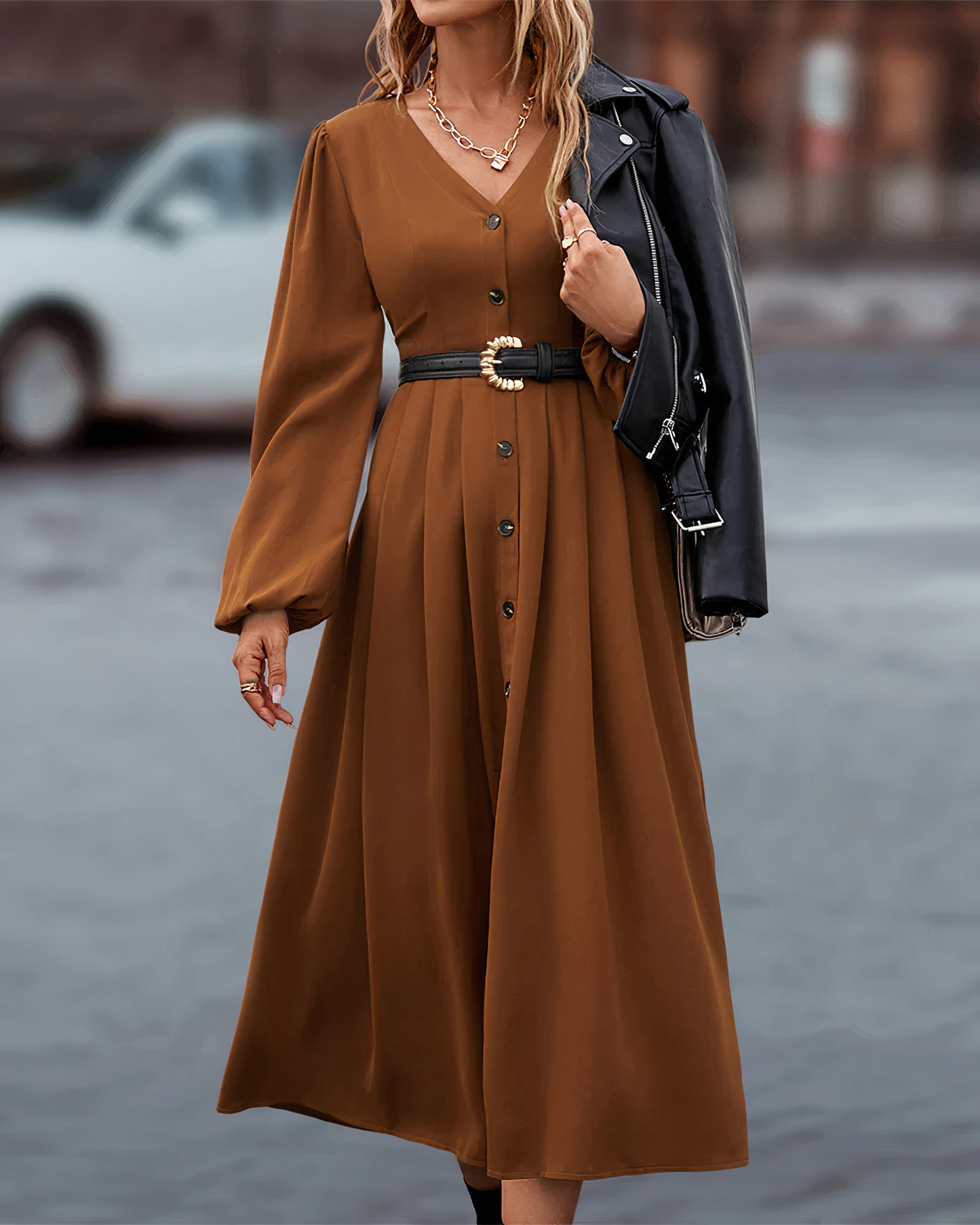 Cristina® | Elegant Autumn Dress
