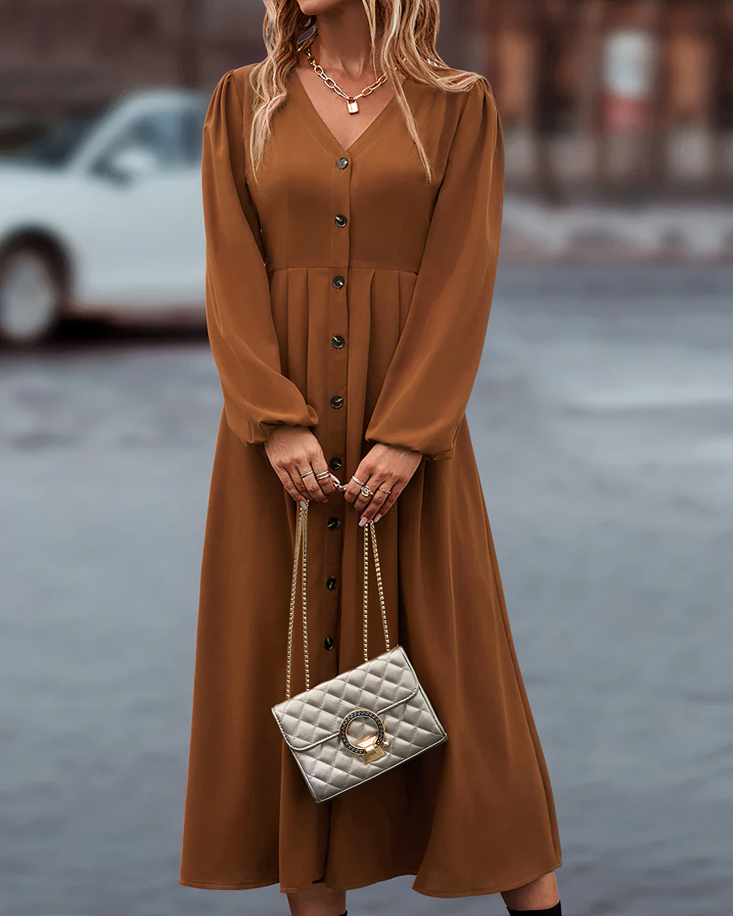 Cristina® | Elegant Autumn Dress