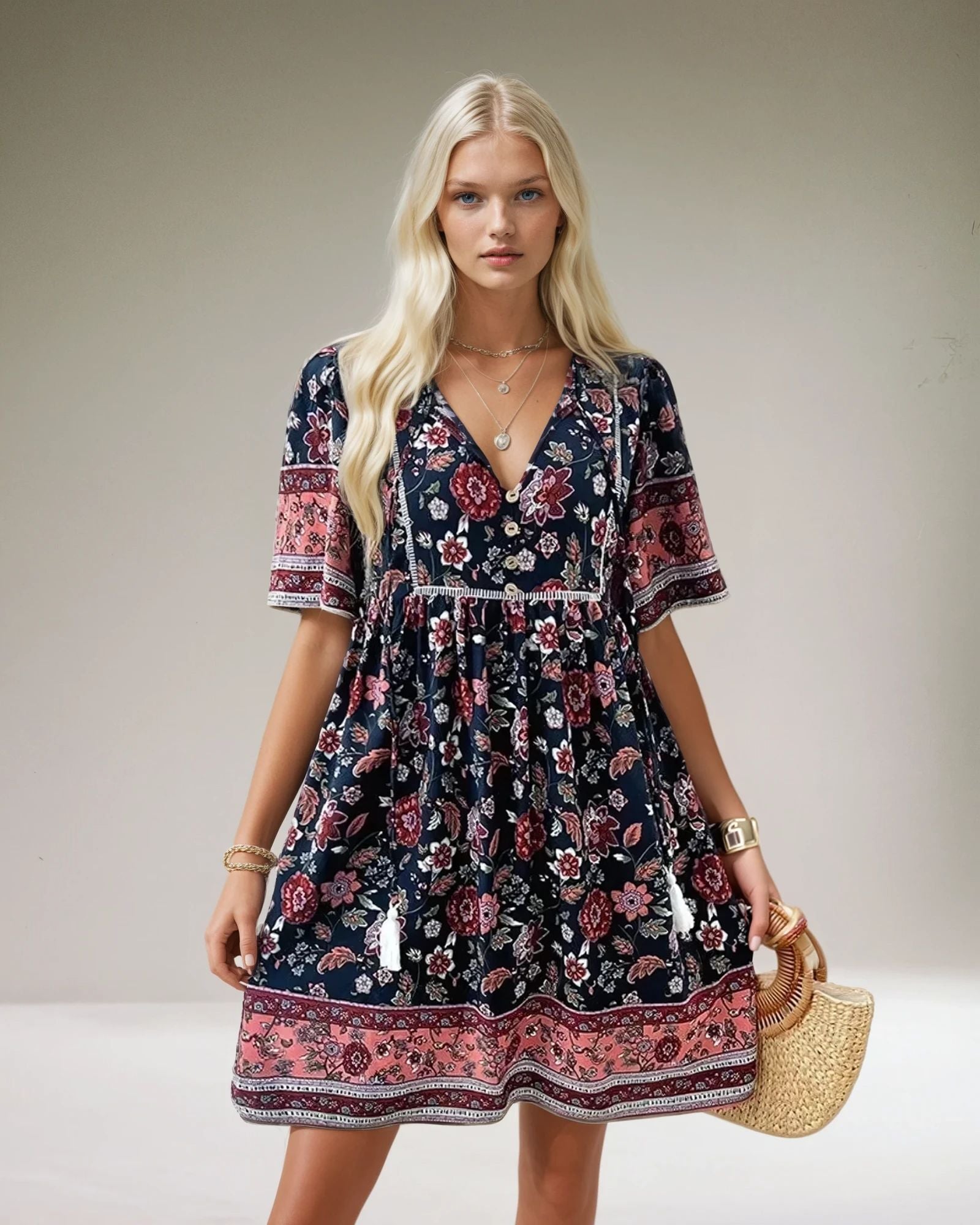 Amelia | Luxury Floral Summer Dress for Women