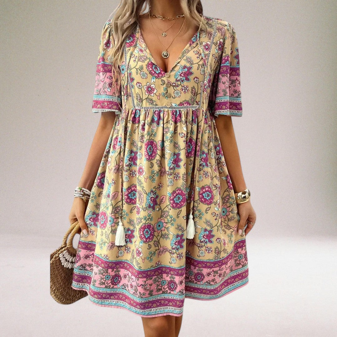 Amelia | Luxury Floral Summer Dress for Women