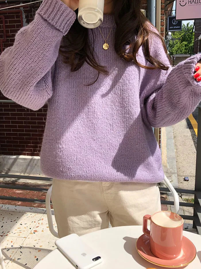 Delia® | handwoven oversized sweater for women