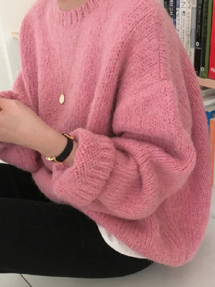 Delia® | handwoven oversized sweater for women