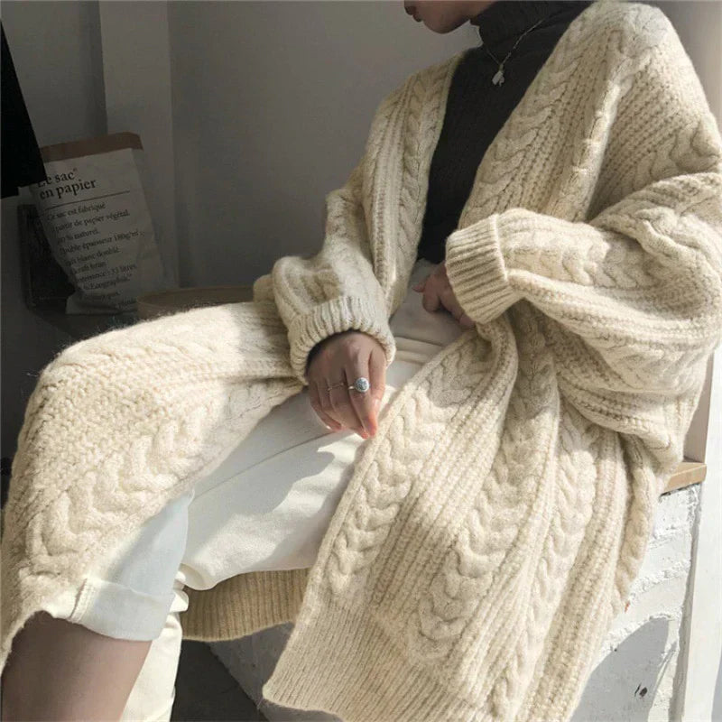 Cruz | Stylish wool cardigan in women's size