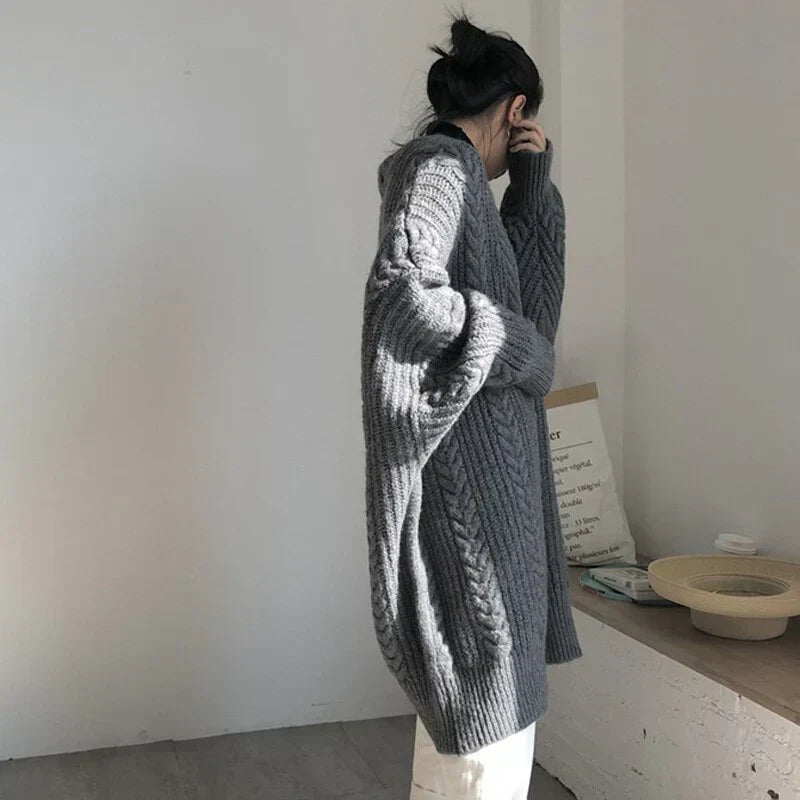 Cruz | Stylish wool cardigan in women's size