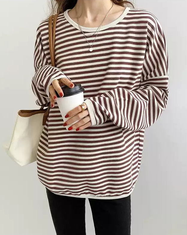 Diana® | Striped sweater blouse “Charlotte”.
