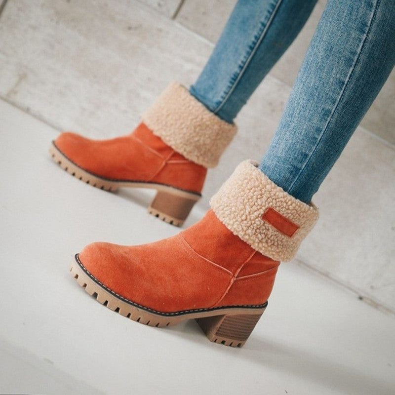 Elisa® | Warm & stylish women's winter boots made of suede