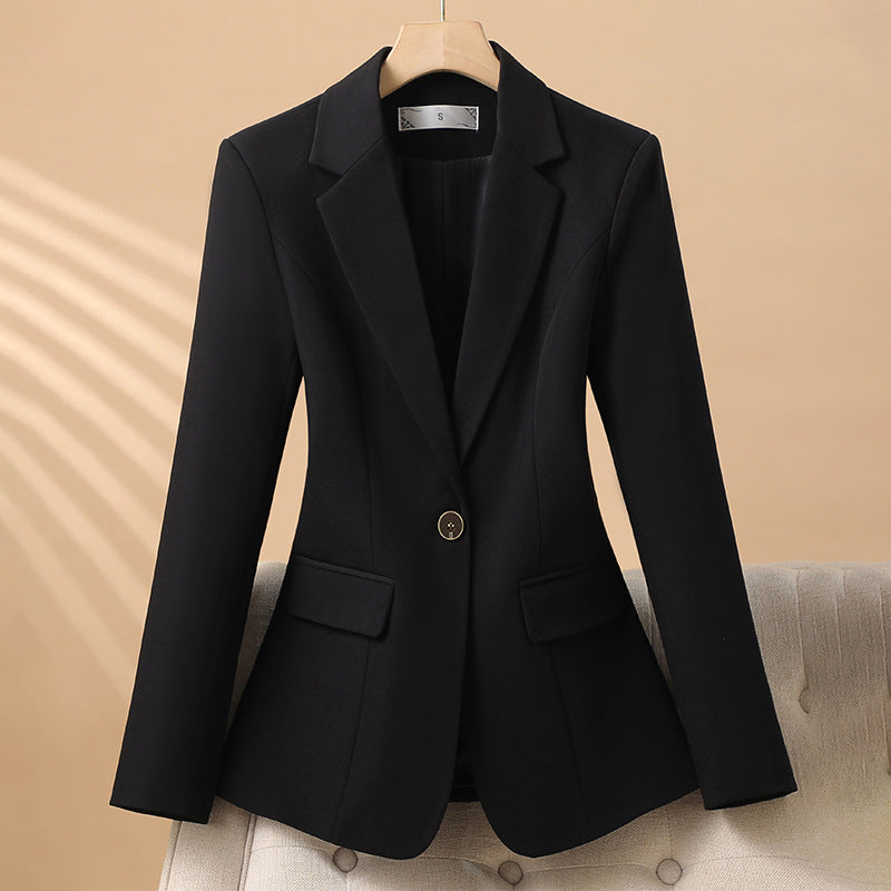 Women’s Blazer – Tailored Fit – Single Breasted – Classic Lapels – Formal Style