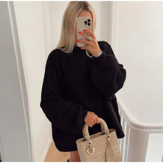 Camila | Fluffy oversized knitted sweater