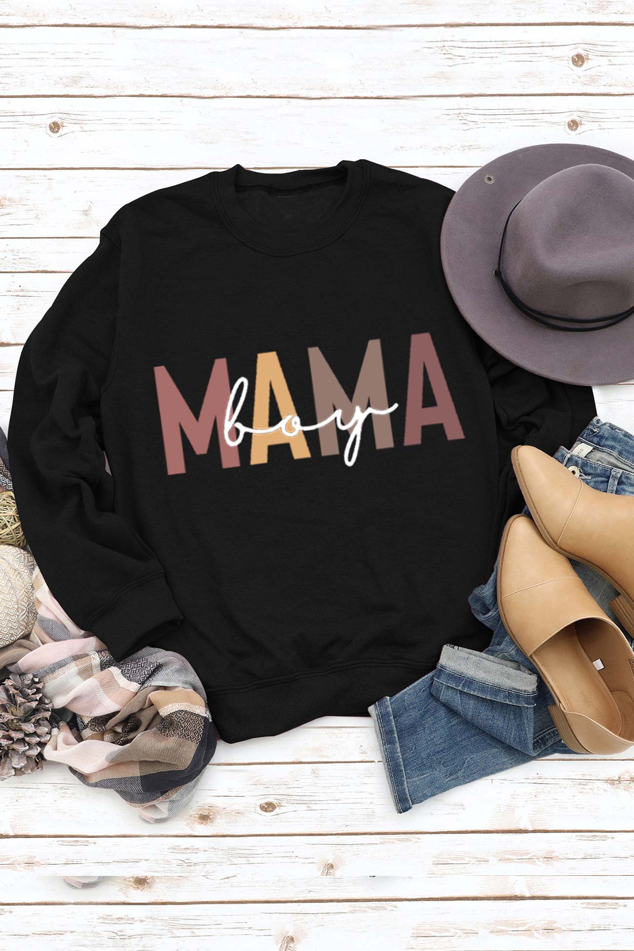 Carla® | Sweatshirt with “Mama” print for boys