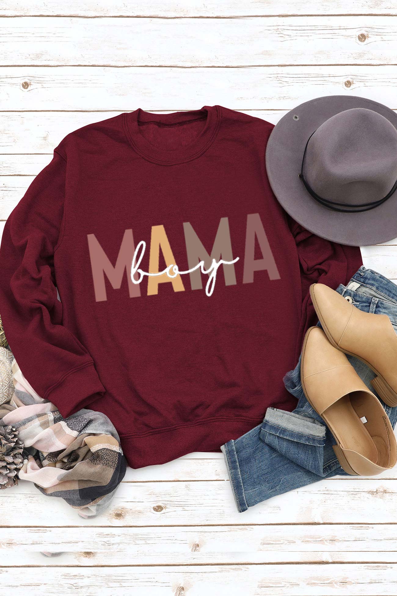Carla® | Sweatshirt with “Mama” print for boys