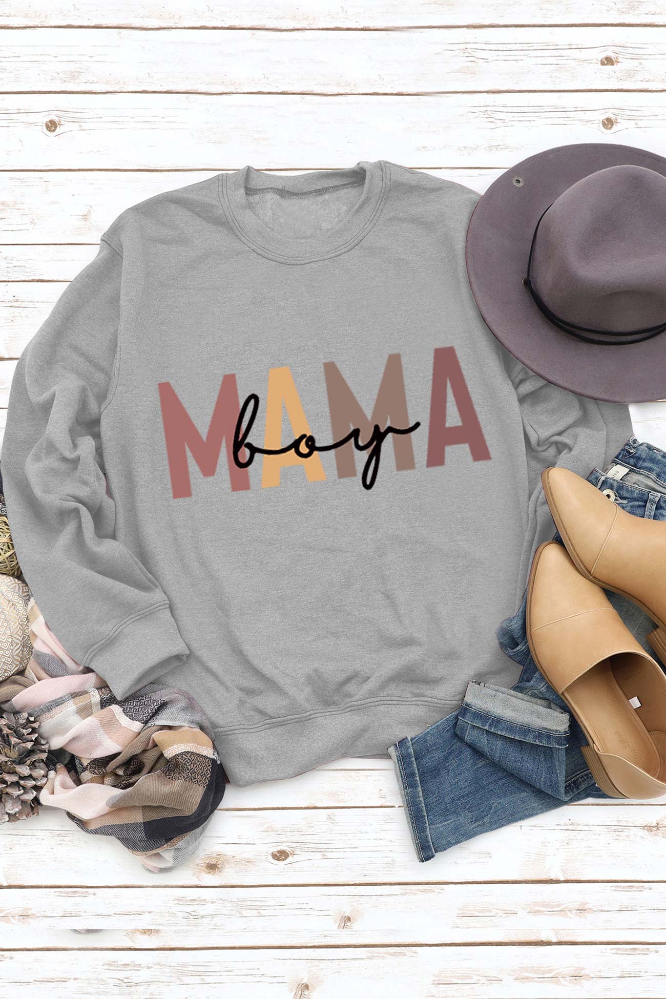 Carla® | Sweatshirt with “Mama” print for boys