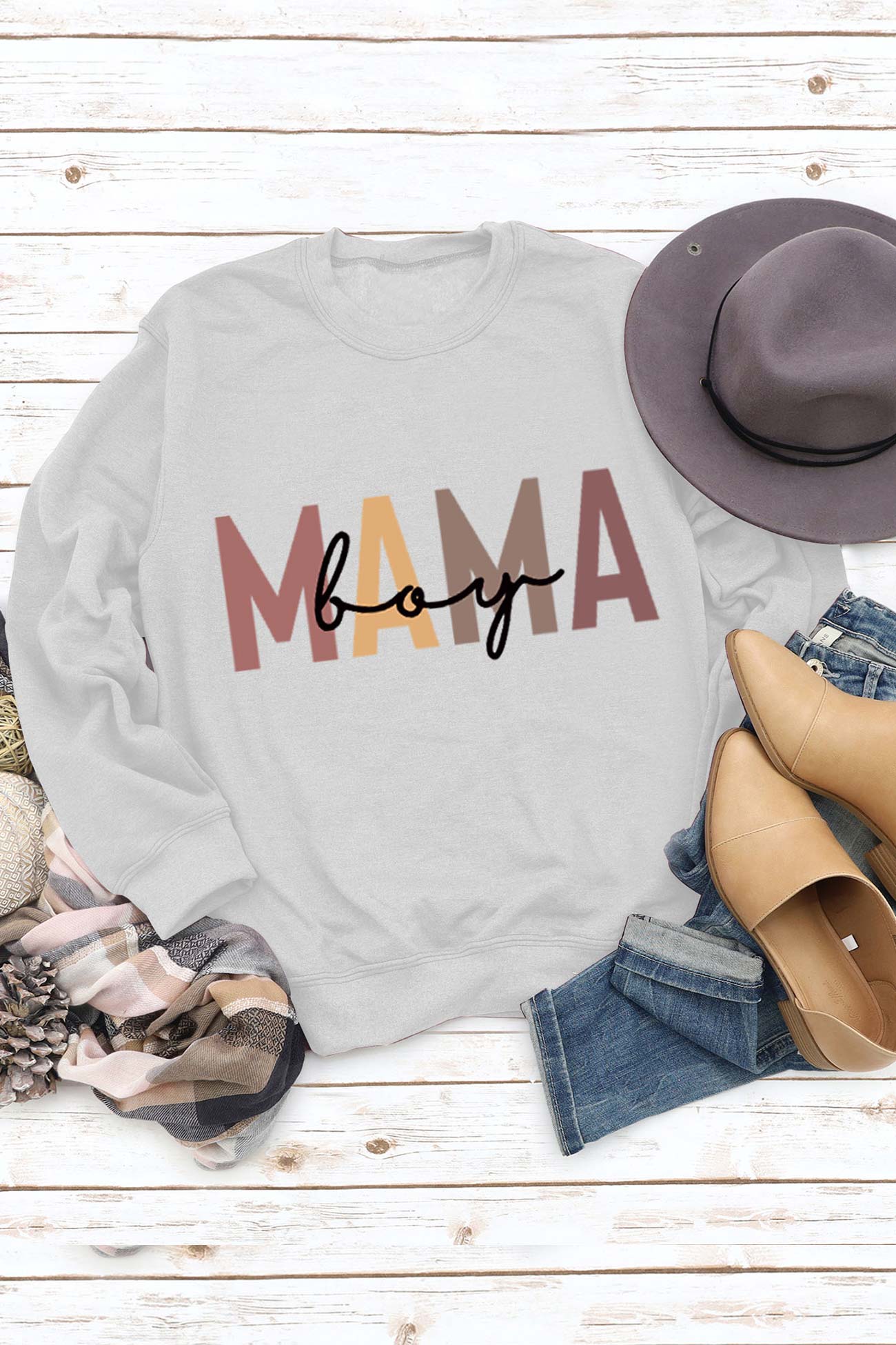 Carla® | Sweatshirt with “Mama” print for boys