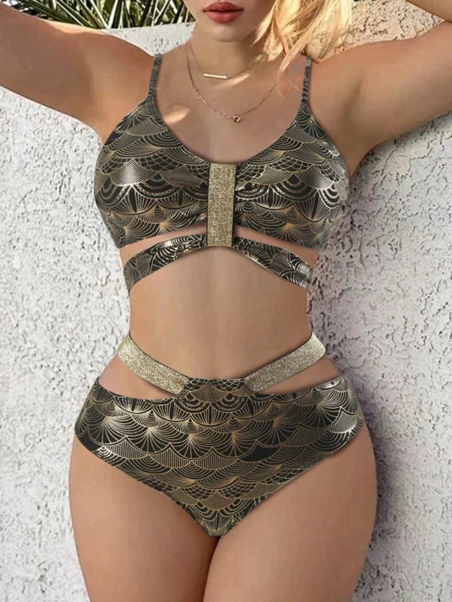 Berenice® | Metallic Push-Up Swimsuit