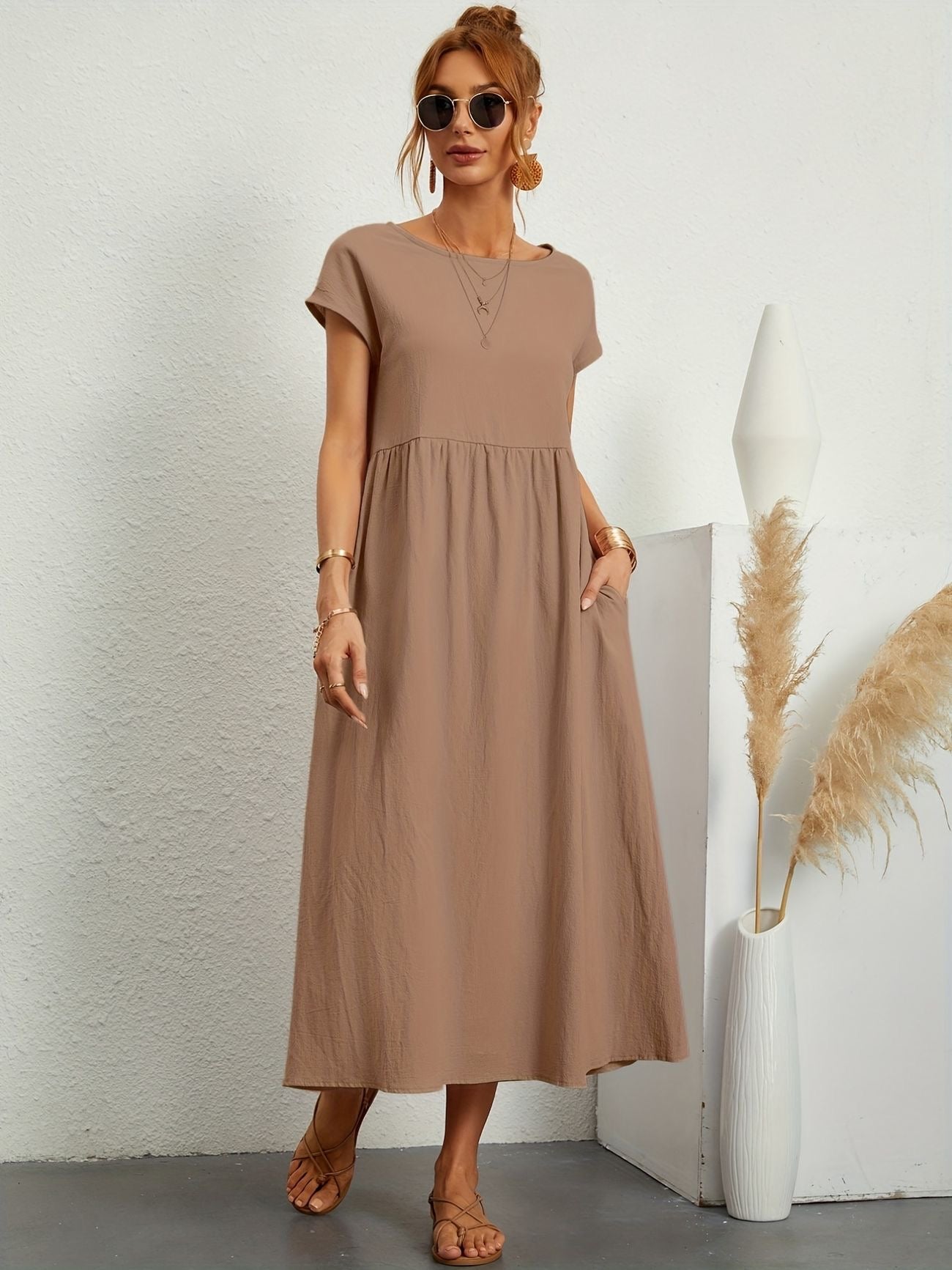 Brenda® | Elegant linen dress