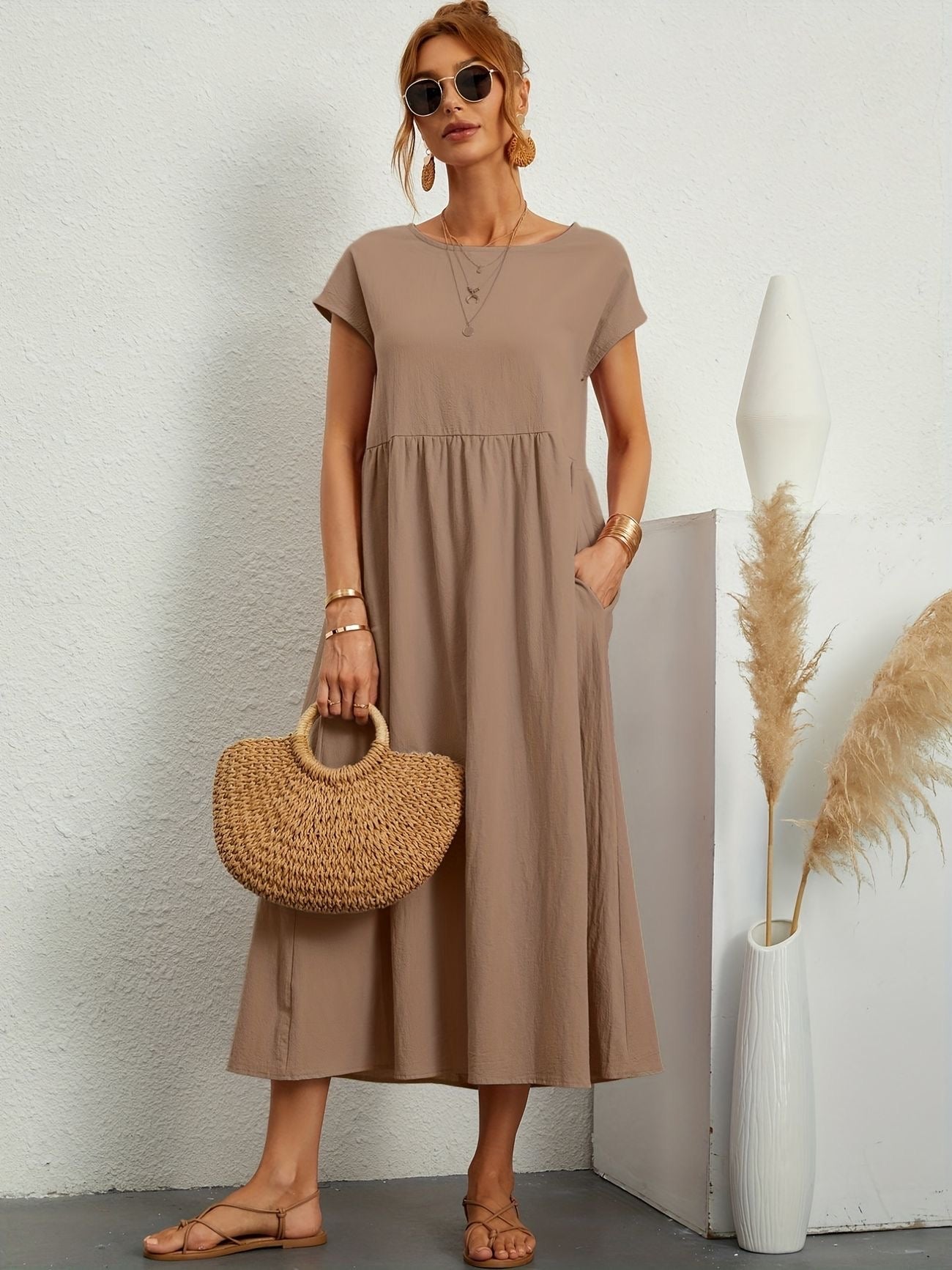 Dayana® | Round Neck Dress