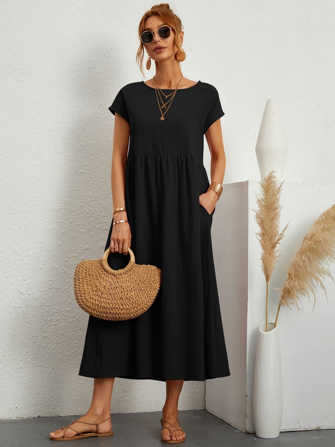 Dayana® | Round Neck Dress