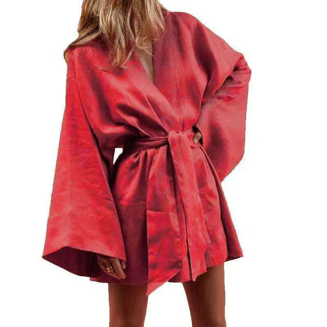 Cornelia® | Kimono Style V-Neck Summer Dress