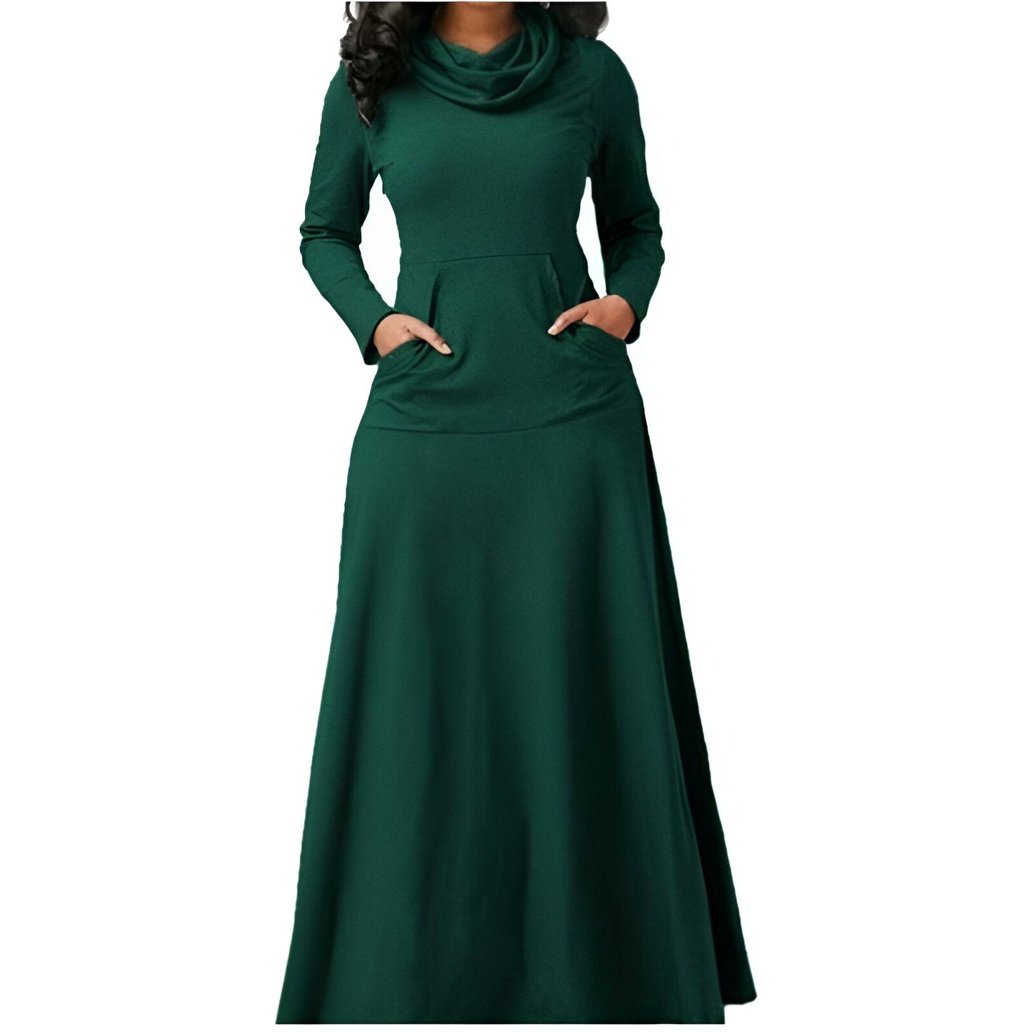 Amalia® | Long-sleeved maxi dress for autumn and winter for women