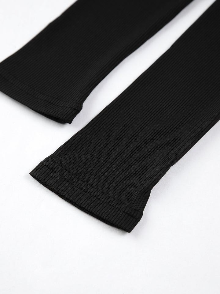 Elisa® | Cropped mesh blouse with a high neckline